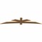 Ekena Millwork Davenport Timber Gable Bracket, Western Red Cedar, 108"W x 22"H x 1 1/2"D x 5 1/2"F, 5/12 Pitch GBW108X22X0206DAV00SWR - alternate 2
